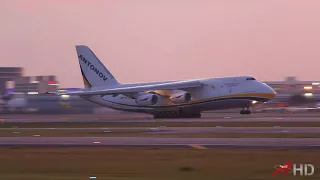 Antonov An-124 Departure from KIAH - 28 July 2017