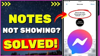 How To Fix Messenger Notes Feature Not Showing (2023)