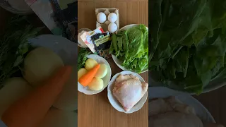 ЩАВЕЛЕВЫЙ СУП С КУРИЦЕЙ И ЯЙЦОМ 😋 SORREL SOUP WITH CHICKEN AND EGG