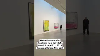 'Helen Frankenthaler: Paintings from the 1990s' (March 9 - April 22, 2023) #helenfrankenthaler