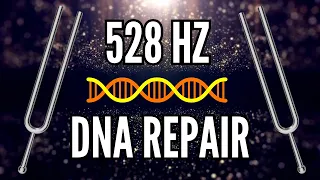 528 Hz Tuning Fork DNA Repair with Reiki Music (Delta Waves)