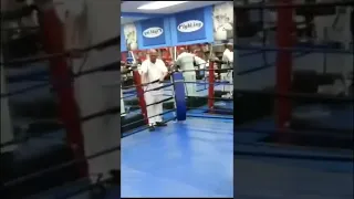 Old footage of Teo Lopez & Tank Davis Sparring #boxing #teofimolopez #gervontadavis