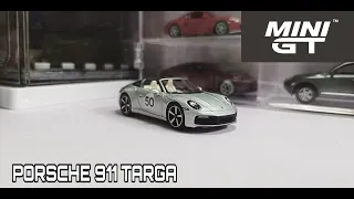 MINIGT | Xe mô hình Porsche 911 Targa 4S Heritage Edition | Silver