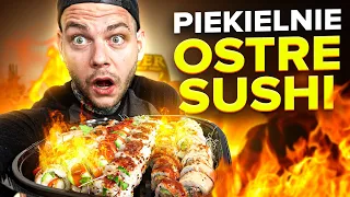 ZJADŁEM PIEKIELNIE OSTRE SUSHI 🔥