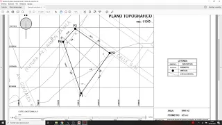 Plano topografico