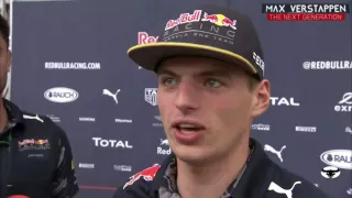 Interview with Max Verstappen and a Funny Daniel Ricciardo USGP