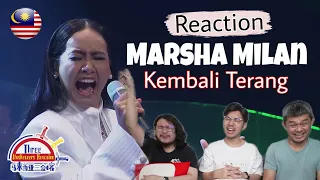 Marsha Milan《Kembali Terang》|| 3 Musketeers Reaction马来西亚三剑客【REACTION】【ENG SUBS】