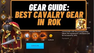 Best Cavalry Gear in Rise of Kingdoms - Gear Guide