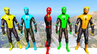 GTA 5 Epic Ragdolls | Spider Man Jumps/Fails ep - 55