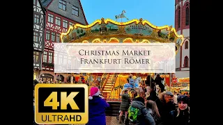 Christmas Market Frankfurt, Germany | Weihnachtsmarkt Frankfurt Römer 2022