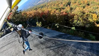 Vlog 13: My first cliff launch hang gliding flight at Lookout Mountain