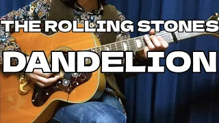 Dandelion - the rolling stones  guitar cover