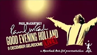 Paul McCartney 2009 Good Evening Holland TV commercial