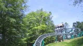 Verbolten (forest effect/theme) Front Seat on-ride HD POV Busch Gardens Williamsburg