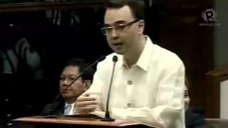 Senators A. Cayetano and Enrile figure in ugly word war