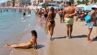 ☀️ Torrevieja SPAIN -- Los Locos BEACH 🌊 2022 4K VIEW 🎥 SPAIN BEACH WALK -- WALK BEACH 🚶‍♂️