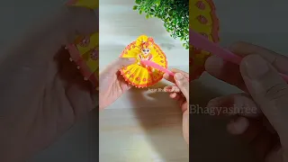 DIY Clay Cute Krishna 😍😍😍 | Krishna Janmashtami Special Clay Art ❤️🙏 | Cute Clay Bal Gopal 🌸 #shorts