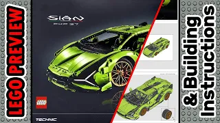 PREVIEW: 42115, LEGO Technic, Lamborghini Sián FKP 37​ & Building Instructions! LEGO 2020