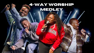 🔥 4-Way WORSHIP (Mic Toss) ft. Travis Greene, Tasha Cobbs, Chandler Moore, & Kelontae Gavin