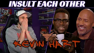 LOVE THESE TWO! Dwayne Johnson and Kevin Hart Insult Each Other REACTION