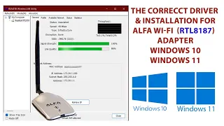 How to Install Alfa Wi-Fi Driver in Windows 10 & Windows 11 Correctly