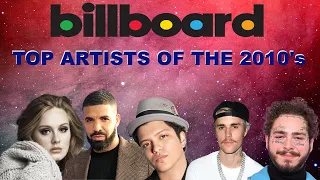 BILLBOARD TOP ARTISTS OF THE 2010's | Top 10 | ChartExpress