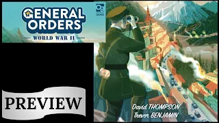 General Orders: World War II - Gen Con 2023 Preview