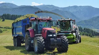 Haylage 2022 Claas Jaguar 970/980, Tatra, Case IH, New Holland, Massey Feguson & Steyr RD-Terchová