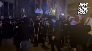 WATCH: NYPD cops dramatically storm Columbia University on April 30