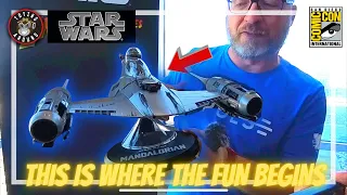 IN HAND LOOK at the Mandalorian’s N1 Starfighter HASBRO TVC from SDCC