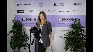 Мария Мещерякова, Melon Fashion Group | БЛИЦ-ИНТЕРВЬЮ | Бизнес-форум RFRF на выставке моды СРМ 2023