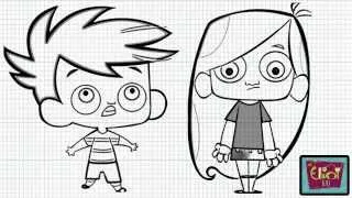 Eliot Kid - How to Draw Eliot Kid - Video - Mimi - Kaytoo - Loretta - Max