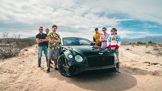 Taking a Bentley to Joshua Tree National Park