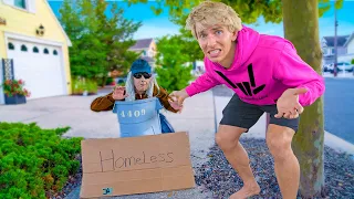 FOUND SCARY OLD LADY UNDERCOVER as HOMELESS GRANDMA!!