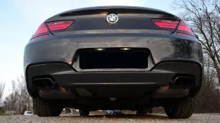 BMW 650i M exhaust sound and startup V8