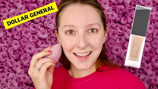 Believe Beauty Skin Finish Foundation Review | Dollar General Makeup