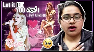 I'M MESMERISED! 😍 BLACKPINK ROSÉ 'LET IT BE /YOU & I/ONLY LOOK AT ME' (2018 ARENA TOUR)💗 | REACTION