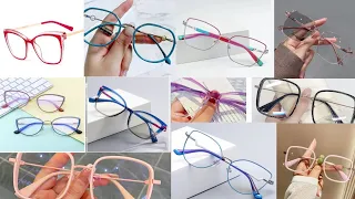 2024 Latest #Glasses Beautiful Frame Design Ideas for Girls | Metal and Steel Glasses 2024