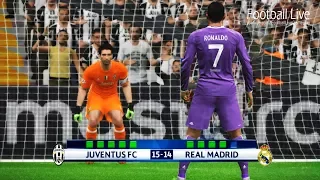 PES 2017 | Juventus vs Real Madrid | Penalty Shootout | Final UEFA Champions League [UCL]