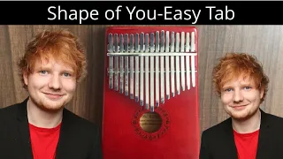 ED SHEERAN - SHAPE OF YOU Kalimba Cover - Kalimba Tutorial - Kalimba Tabs