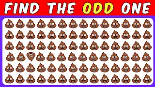 Find the Odd Emoji Challenge, EASY MEDIUM HARD IMPOSSIBLE#howgoodareyoureyes #emojichallenge #emoji