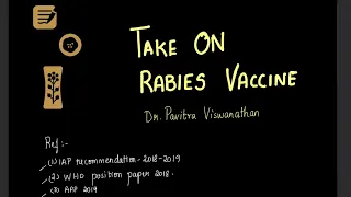 20minute take on rabies vaccination with latest updates