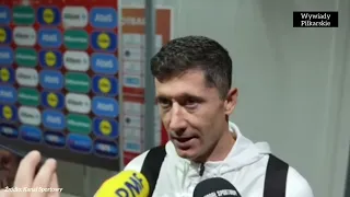 Robert Lewandowski wywiad po meczu Mołdawia - Polska