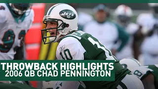 THROWBACK HIGHLIGHTS: 2006 QB Chad Pennington Comeback Player Of The Year | The New York Jets | NFL