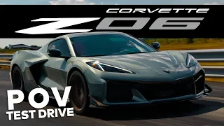 Warning: Insane Flat Plane V8 Audio in the Corvette Z06 Break-In