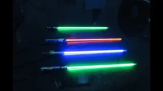 Starwars 1/6 Scale Lights Up Lightsaber Tutorial part 6