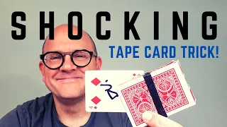 Learn the Shocking Tape Card Trick (Magic Secret Revealed!)