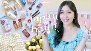 JAPAN HAUL!🇯🇵  fashion, sanrio, j-skincare, makeup, snacks & more!