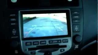 Backup Cam on OEM Honda Accord Navigation Unit