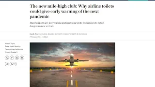 Airports are rummaging through airplane toilet waste to prevent next pandemic • FRANCE 24 English